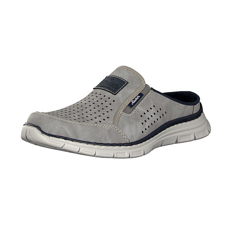 Slip On Rieker B4875-45 Para Homem - Cinzentas